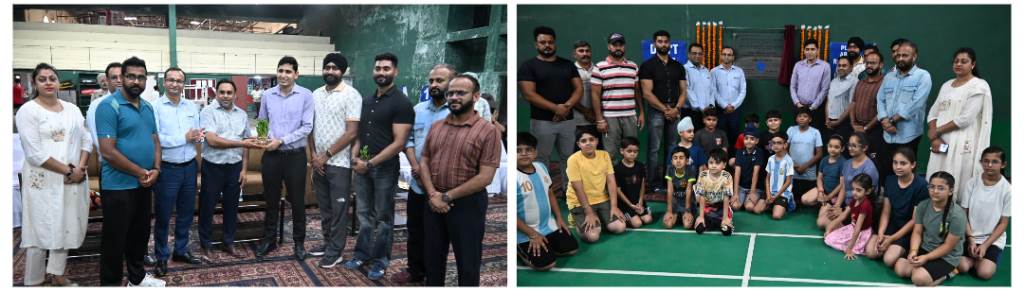 ADC Nikas Kumar inaugurated new badminton courts